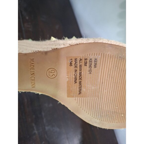 NWT Steven New York Keina Black Espadrille Wedge Sandal/Sz. 9.5M - Picture 9 of 10